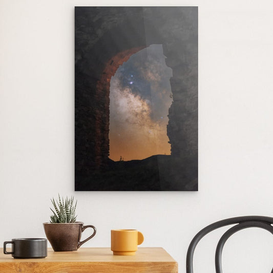 Le coeur de la voie lactée à travers le Prieuré de St-André de Rosans